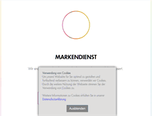 Tablet Screenshot of markendienst.com